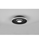 Bathroom ceiling lamps - Trio ASCARI Bathroom Ceiling 1xLED max 28W 3000K Black Matte 680810332 - product 2
