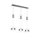 Lampy wiszące - Trio FRANKLIN Wisząca Nowoczesna 3xLED max 9W 3000K Nikiel Mat 326510307 - produkt 1