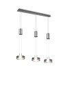 Trio FRANKLIN Wisząca Nowoczesna 3xLED max 9W 3000K Nikiel Mat 326510307