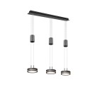Lampy wiszące - Trio FRANKLIN Wisząca Nowoczesna 3xLED max 9W 3000K Antracyt 326510342 - produkt 1