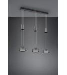 Lampy wiszące - Trio FRANKLIN Wisząca Nowoczesna 3xLED max 9W 3000K Antracyt 326510342 - produkt 5