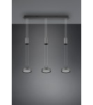 Lampy wiszące - Trio FRANKLIN Wisząca Nowoczesna 3xLED max 9W 3000K Antracyt 326510342 - produkt 6