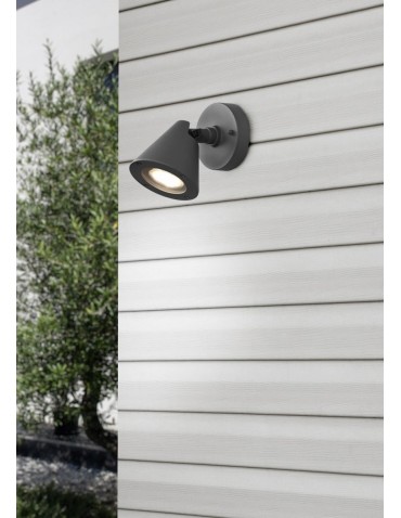 Trio KAVERI Zewnętrzna Ścienna 1xGU10 max 5W Antracyt 206060142 - produkt 2