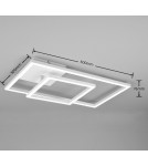 LED ceiling lamps - RL PADELLA Modern Ceiling 1xLED max 25W 4000K White Mat R62642131 - product 5
