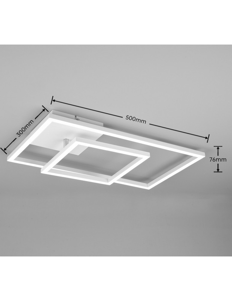 LED ceiling lamps - RL PADELLA Modern Ceiling 1xLED max 25W 4000K White Mat R62642131 - product kolory-swiatla.pl 5
