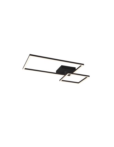 RL PADELLA Modern Ceiling 1xLED max 25W 3000K Black Mat R6264213232