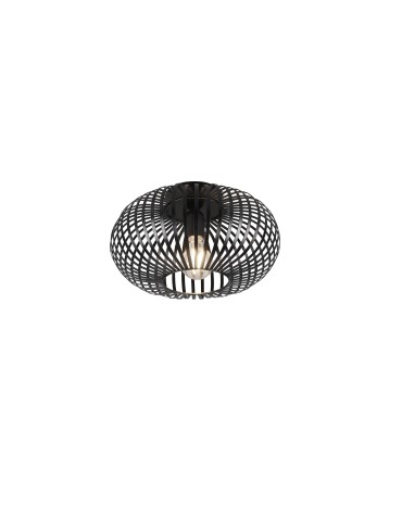 Trio JOHANN Modern Ceiling 1xE27 max 60W Black Matte 606903032