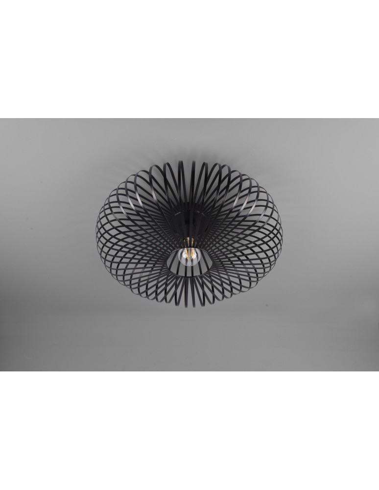 Modern ceiling lamps - Trio JOHANN Modern Ceiling 1xE27 max 60W Black Matte 606905032 - product kolory-swiatla.pl 5