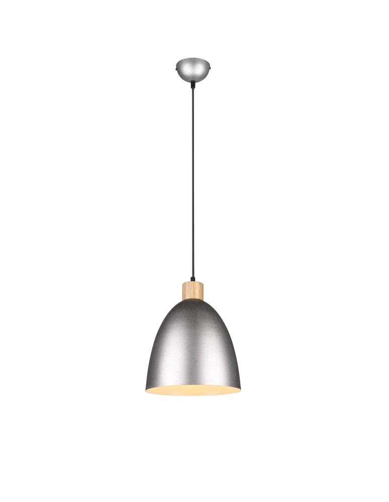 Single pendant lamps - RL JAGGER Pendant Modern 1xE27 max 40W Antique Nickel R30681067 - product kolory-swiatla.pl 1