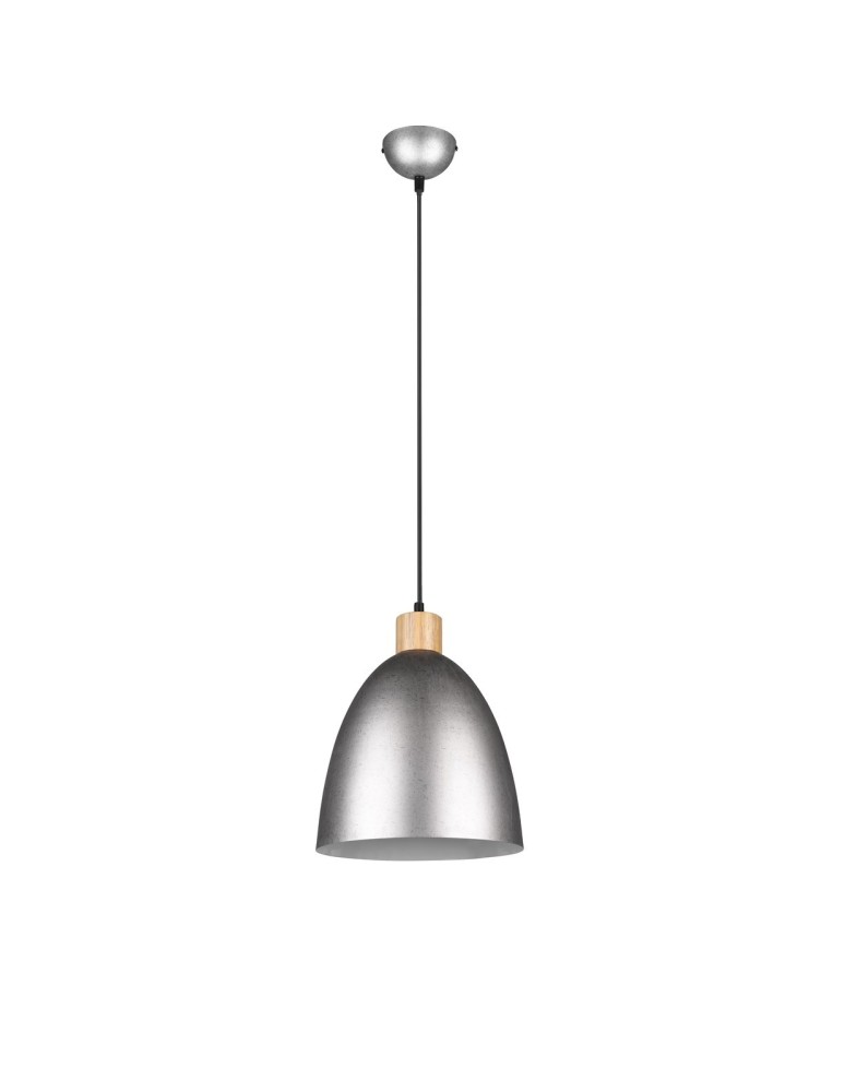 Single pendant lamps - RL JAGGER Pendant Modern 1xE27 max 40W Antique Nickel R30681067 - product kolory-swiatla.pl 5