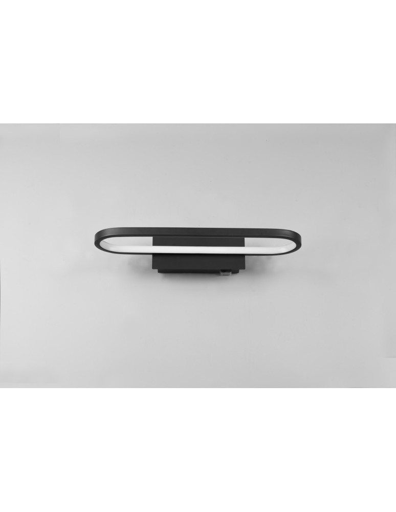 Bathroom wall lamps - Trio GIANNI Bathroom Wall Mount 1xLED max 17W 3000K Black Mat 283770132 - product kolory-swiatla.pl 4