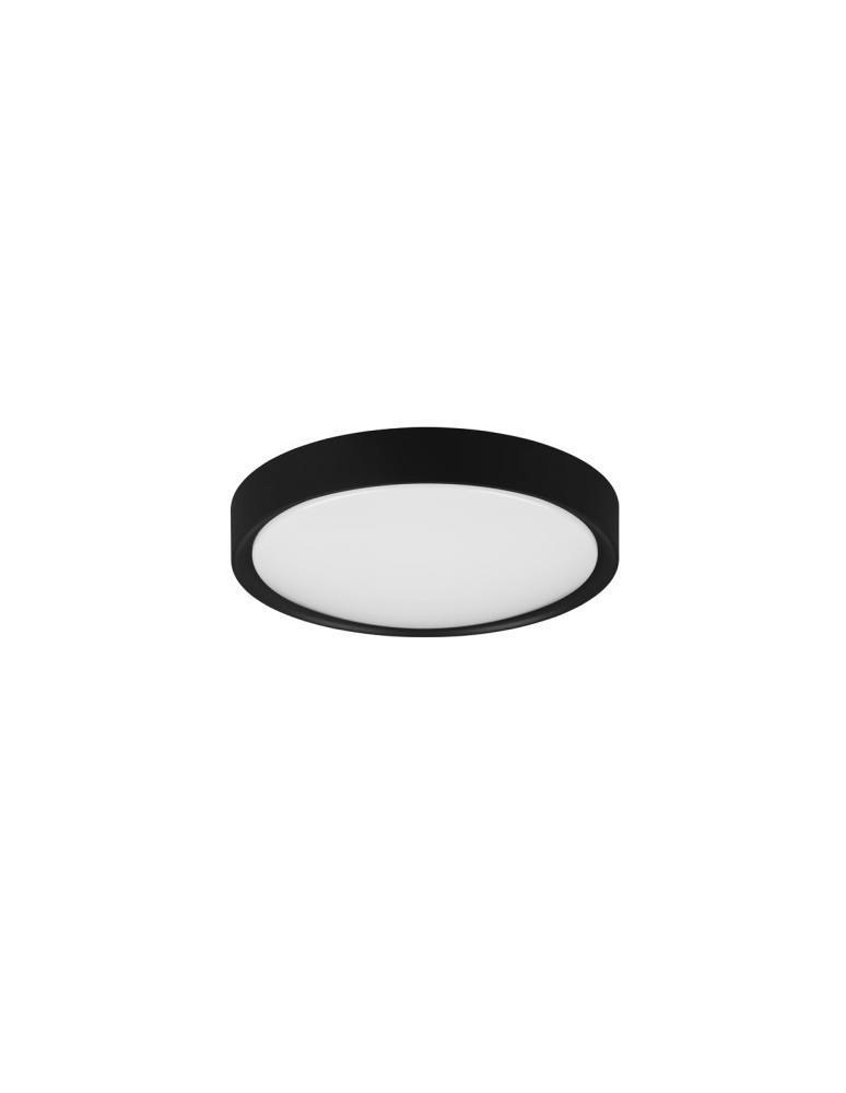 Bathroom ceiling lamps - Trio CLARIMO Bathroom Ceiling 1xLED max 18W 3000K Black Matte 659011832 - product kolory-swiatla.pl 2