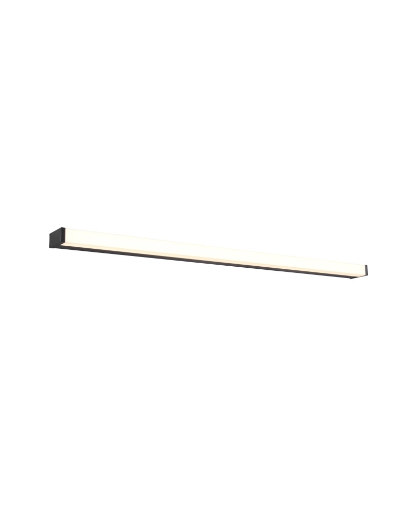 Bathroom wall lamps - Trio FABIO Bathroom Wall Mount 1xLED max 20W 3000K Black Matte 283811232 - product kolory-swiatla.pl 1