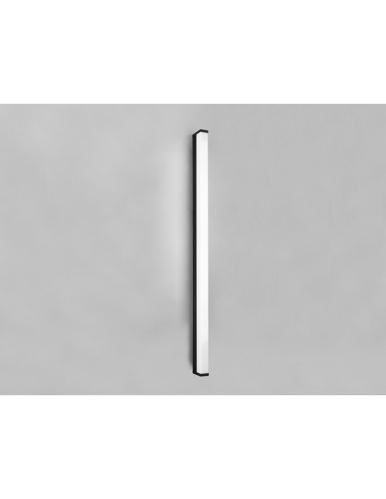Bathroom wall lamps - Trio FABIO Bathroom Wall Mount 1xLED max 20W 3000K Black Matte 283811232 - product kolory-swiatla.pl 4