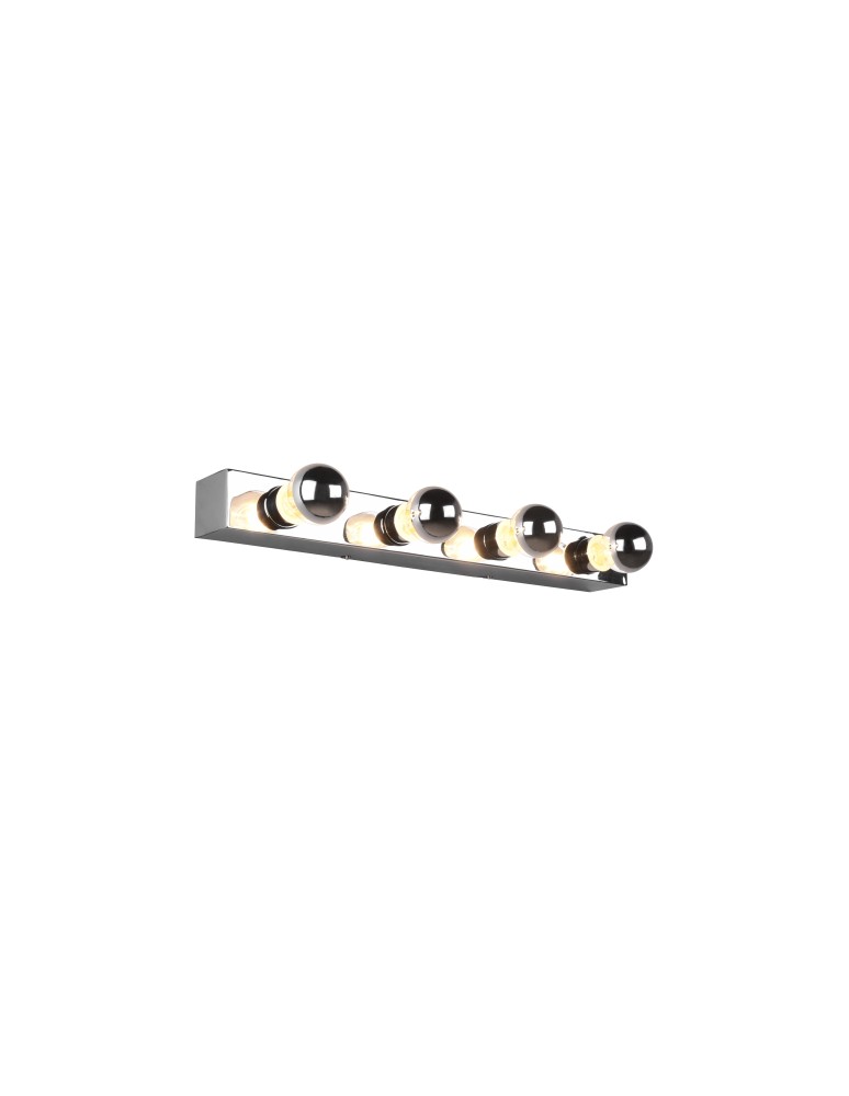 Bathroom wall lamps - Trio THEATRO Bathroom Wall Mount 4xE27 max 10W Chrome 283600406 - product kolory-swiatla.pl 1