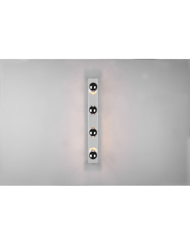 Bathroom wall lamps - Trio THEATRO Bathroom Wall Mount 4xE27 max 10W Chrome 283600406 - product kolory-swiatla.pl 4