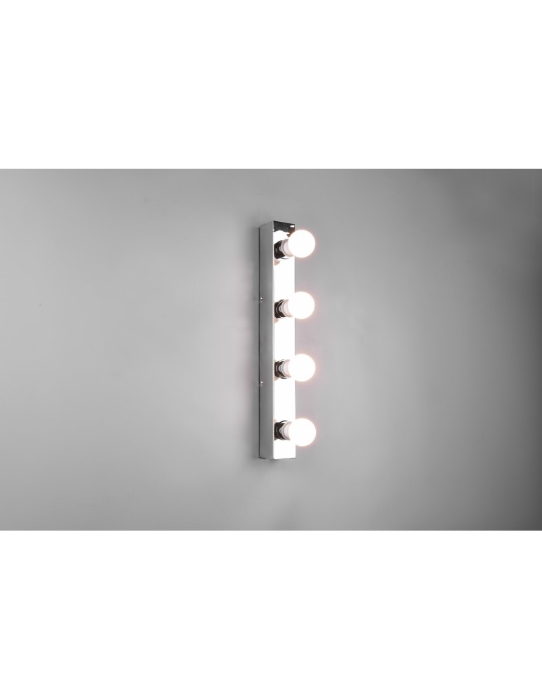 Bathroom wall lamps - Trio THEATRO Bathroom Wall Mount 4xE27 max 10W Chrome 283600406 - product kolory-swiatla.pl 6