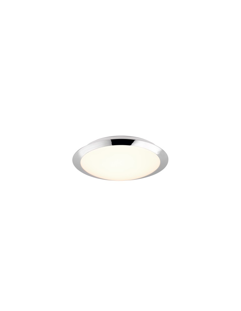 Bathroom ceiling lamps - Trio UMBERTO Bathroom Ceiling 1xLED max 12W 3000K Chrome 680310106 - product kolory-swiatla.pl 1