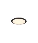 Bathroom ceiling lamps - Trio UMBERTO Bathroom Ceiling 1xLED max 12W 3000K Black Mat 680310132 - product 1