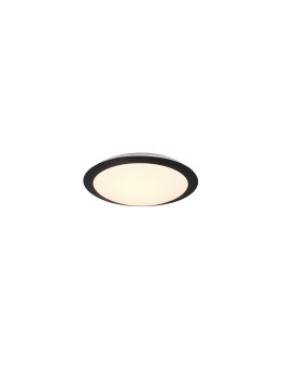 Trio UMBERTO Bathroom Ceiling 1xLED max 12W 3000K Black Mat 680310132