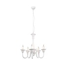 Chandelier chandeliers - Trio ELSA Pendant Classic 5xE14 max 40W White Matte 112900531 - product 1