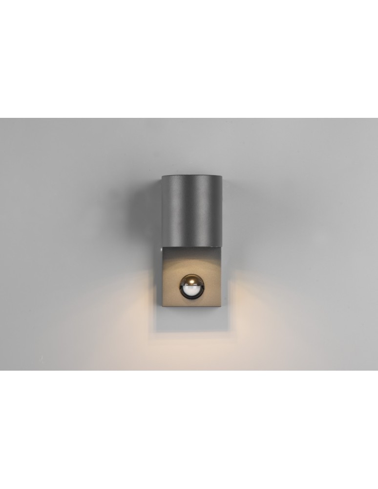Outdoor lights with motion sensor - Trio ROYA Outdoor Wall Mounted 1xGU10 max 35W Anthracite 214260142 - product kolory-swiatla.pl 2