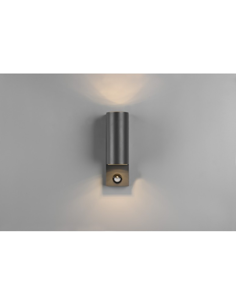 Outdoor lights with motion sensor - Trio ROYA Outdoor Wall Mount 2xGU10 max 35W Anthracite 214260242 - product kolory-swiatla.pl 2