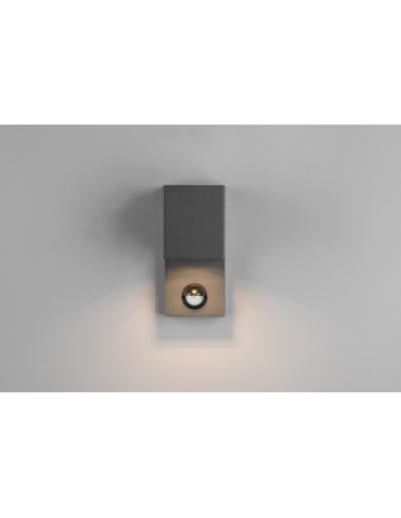 Trio ROYA Outdoor Wall Mounted 1xGU10 max 35W Anthracite 214269142 - product 2