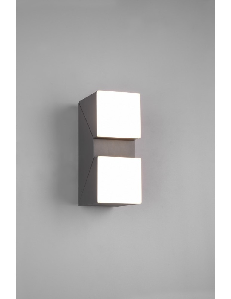 Outdoor wall lamps - Trio AVON Outdoor Wall Mount 2xLED max 7W 3000K Anthracite 270660242 - product kolory-swiatla.pl 3