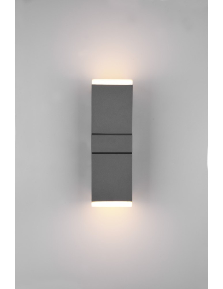 Outdoor wall lamps - Trio AVON Outdoor Wall Mount 2xLED max 7W 3000K Anthracite 270660242 - product kolory-swiatla.pl 4