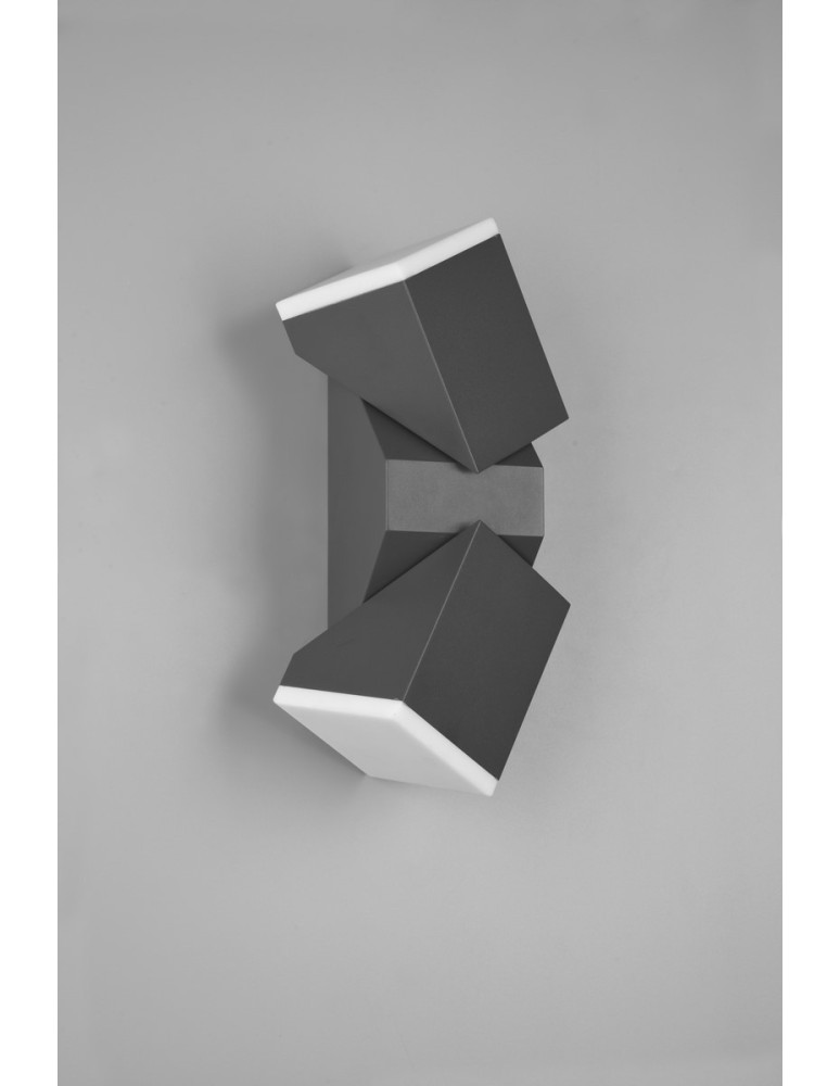 Outdoor wall lamps - Trio AVON Outdoor Wall Mount 2xLED max 7W 3000K Anthracite 270660242 - product kolory-swiatla.pl 8