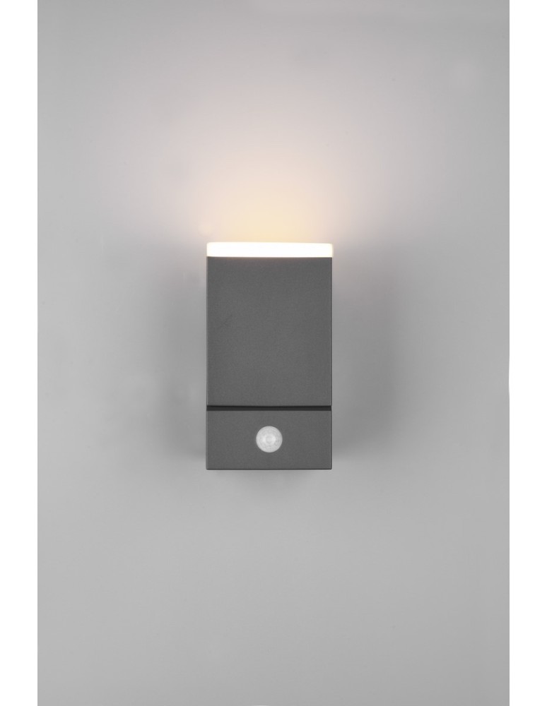 Outdoor lights with motion sensor - Trio AVON Outdoor Wall Mounted 1xLED max 7W 3000K Anthracite 270669142 - product kolory-swiatla.pl 5