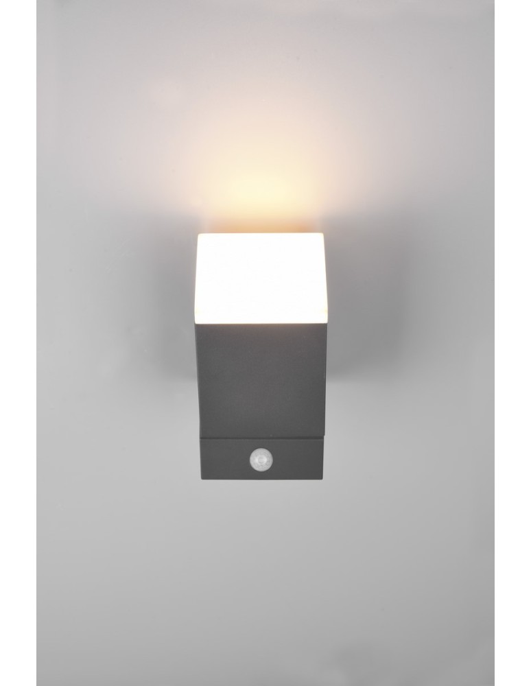 Outdoor lights with motion sensor - Trio AVON Outdoor Wall Mounted 1xLED max 7W 3000K Anthracite 270669142 - product kolory-swiatla.pl 8