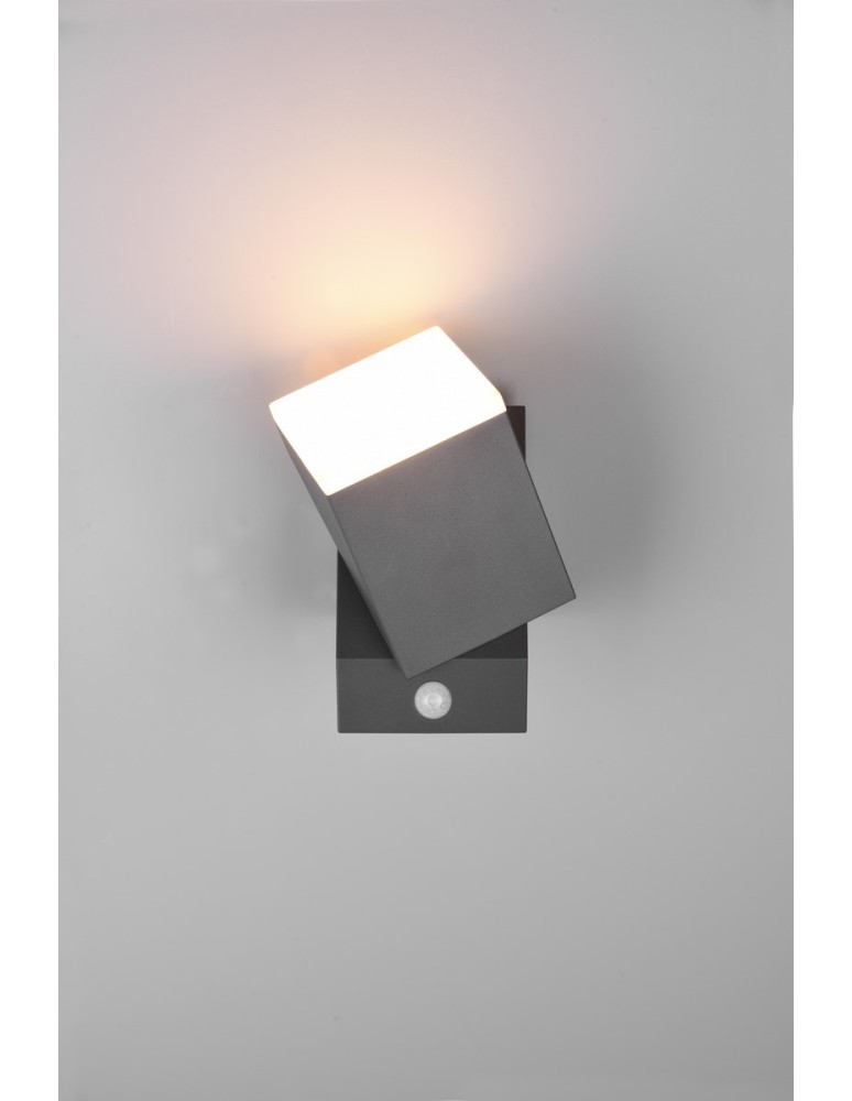 Outdoor lights with motion sensor - Trio AVON Outdoor Wall Mounted 1xLED max 7W 3000K Anthracite 270669142 - product kolory-swiatla.pl 9
