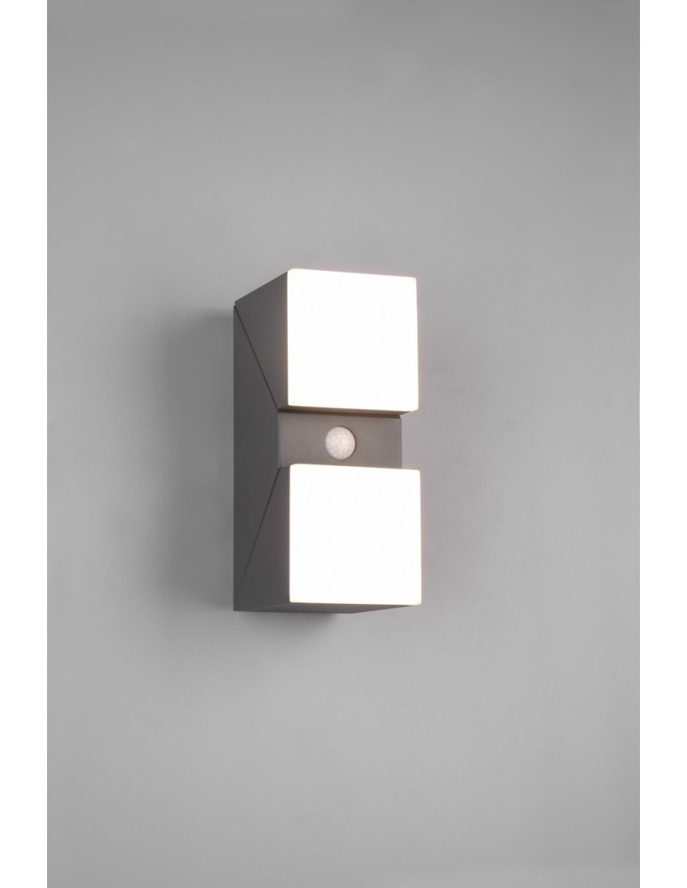 Outdoor lights with motion sensor - Trio AVON Outdoor Wall Mount 2xLED max 7W 3000K Anthracite 270669242 - product kolory-swiatla.pl 3