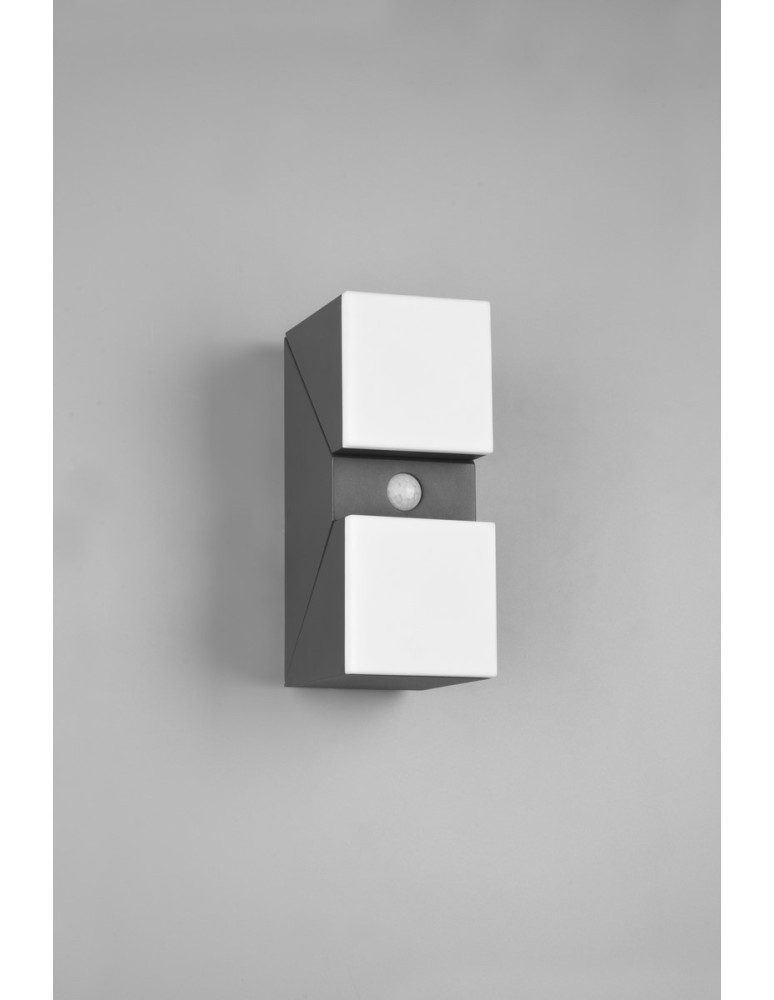Outdoor lights with motion sensor - Trio AVON Outdoor Wall Mount 2xLED max 7W 3000K Anthracite 270669242 - product kolory-swiatla.pl 10