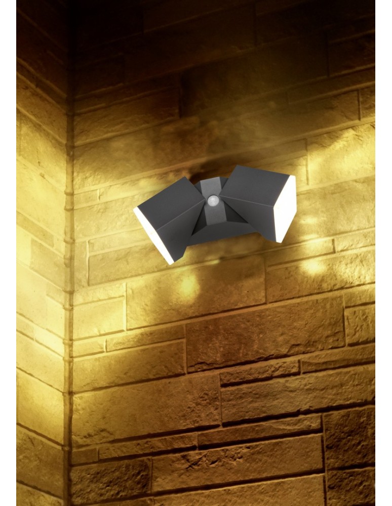 Outdoor lights with motion sensor - Trio AVON Outdoor Wall Mount 2xLED max 7W 3000K Anthracite 270669242 - product kolory-swiatla.pl 11