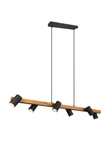 Trio MARLEY Modern Pendant 6xGU10 max 35W Black Matte 312490632