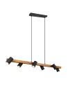 Trio MARLEY Modern Pendant 6xGU10 max 35W Black Matte 312490632