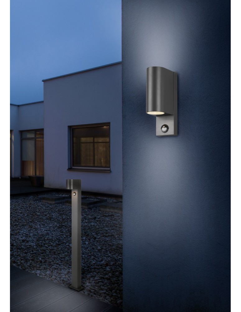 Outdoor lights with motion sensor - Trio ROYA Outdoor Standing 1xGU10 max 35W Anthracite 414260142 - product kolory-swiatla.pl 6