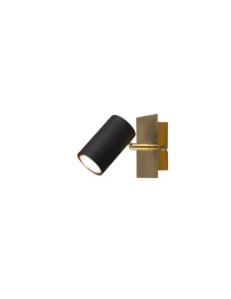 Trio MARLEY Wall Spotlight 1xGU10 max 25W Black, Gold 802400180
