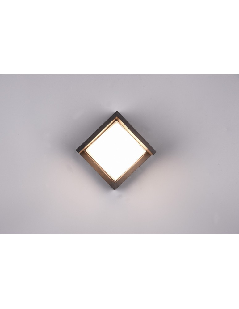 Kinkiety zewnętrzne - RL PUNO Zewnętrzna Ścienna 1xLED max 8W 3000K Czarny Mat R27026132 - produkt kolory-swiatla.pl 2