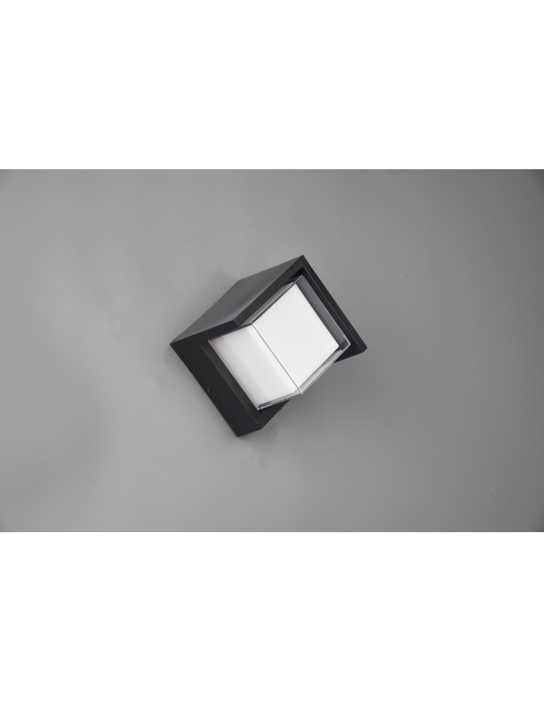 Outdoor wall lamps - RL PUNO Outdoor Wall mounted 1xLED max 8W 3000K Black Mat R27026132. - product kolory-swiatla.pl 3
