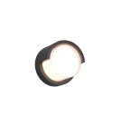 Outdoor wall lamps - RL PUNO Outdoor Wall mounted 1xLED max 8W 3000K Black Mat R27036132. - product 1