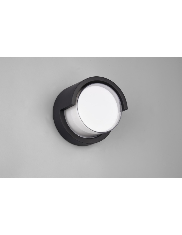 Outdoor wall lamps - RL PUNO Outdoor Wall mounted 1xLED max 8W 3000K Black Mat R27036132. - product kolory-swiatla.pl 3