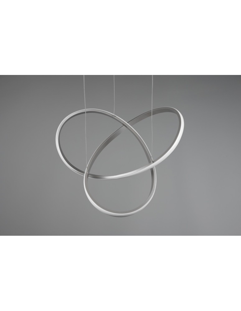 Lampy wiszące - RL COURSE Wisząca Nowoczesna 1xLED max 27W 4000K Nikiel Mat R32051407 - produkt kolory-swiatla.pl 5