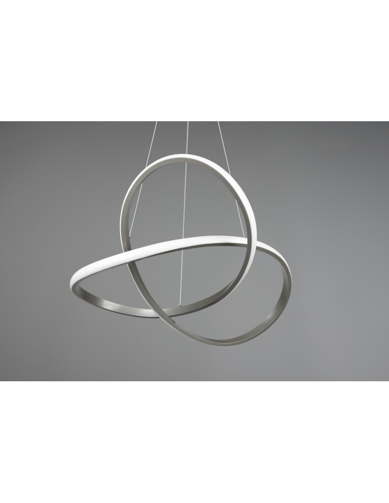 Lampy wiszące - RL COURSE Wisząca Nowoczesna 1xLED max 27W 4000K Nikiel Mat R32051407 - produkt kolory-swiatla.pl 6