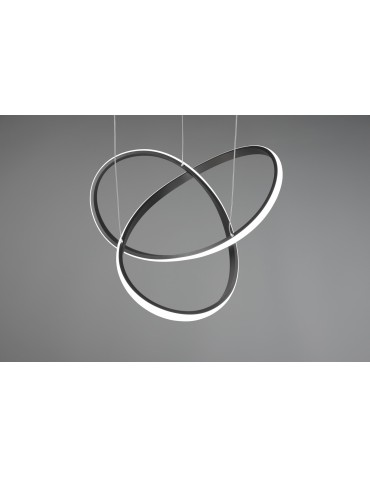 RL COURSE Pendant Modern 1xLED max 27W 4000K Black Mat R32051432 - product 2