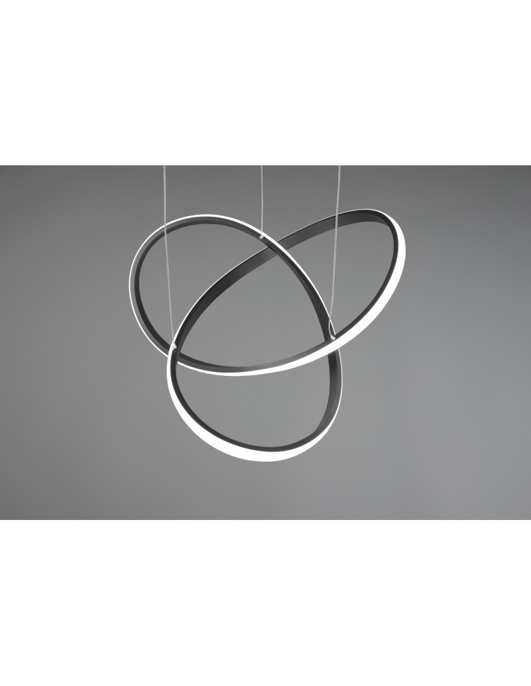 Pendant lamps - RL COURSE Pendant Modern 1xLED max 27W 4000K Black Mat R32051432 - product kolory-swiatla.pl 2