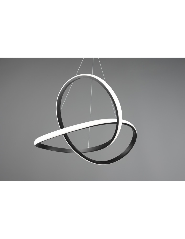 Pendant lamps - RL COURSE Pendant Modern 1xLED max 27W 4000K Black Mat R32051432 - product kolory-swiatla.pl 3